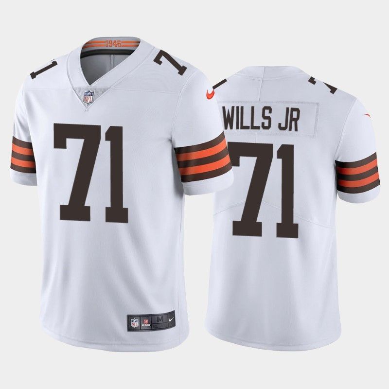 Men Cleveland Browns #71 Jedrick Wills Jr Nike White Player Game NFL Jersey->cleveland browns->NFL Jersey